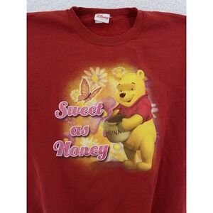 Vintage Disney Winnie the Pooh Sweatshirt Small Sweet as Honey 90s Cartoon